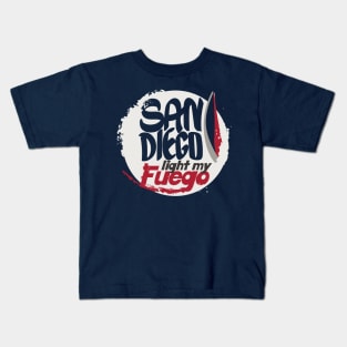 San Diego light my fuego (light) Kids T-Shirt